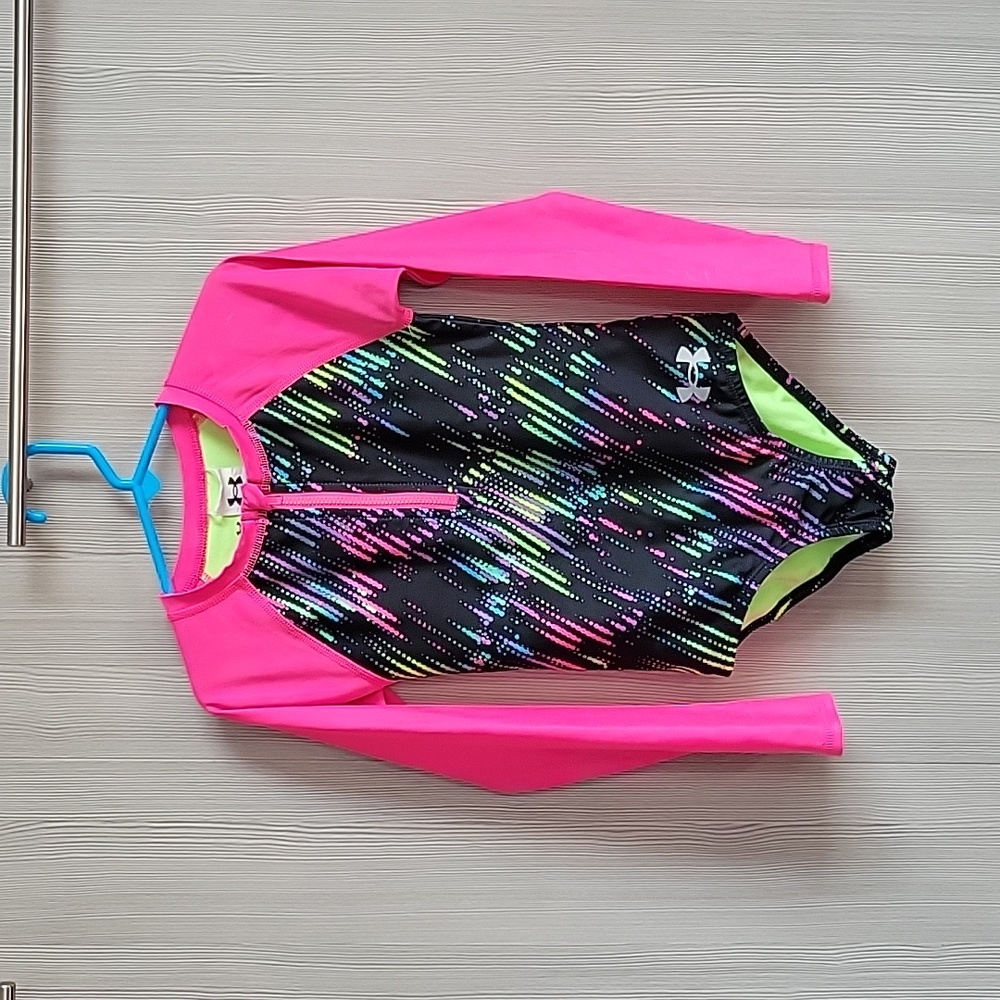 Under Armour Kids Swim Rash Guard Swimsuit